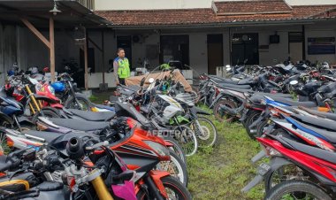 Gunakan Knalpot Brong, Puluhan Kendaraan Diamankan Satlantas Tulungagung