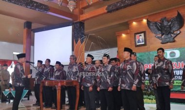 Bupati Trenggalek Kukuhkan Pengurus Paguyuban PLMDH