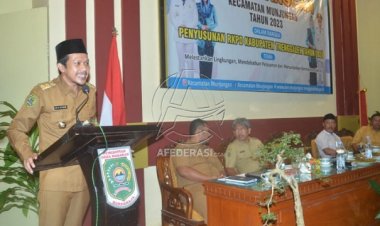 Wabup Syah Hadiri Musrenbangcam, Tampung Aspirasi Masyarakat