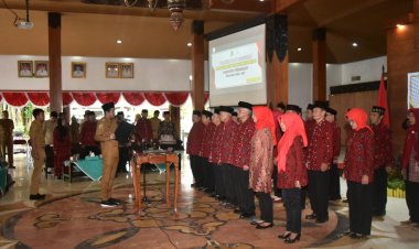 Wabup Syah Kukuhkan Kepengurusan Yayasan Grontologi Abiyoso Kabupaten Trenggalek