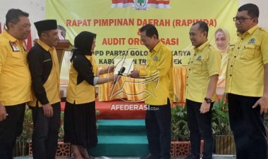 Siap Menangkan Pemilu 2024, DPD Partai Golkar Trenggalek Gelar Rapimda dan Audit Organisasi