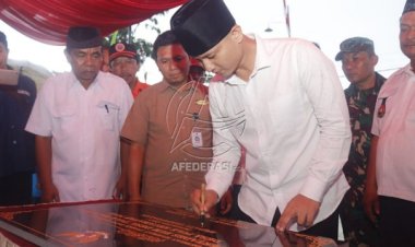 Bupati Trenggalek Resmikan SPBB Pertades di Kecamatan Pule