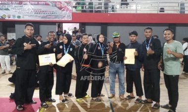 Atlet PSHT  Jember Raih Medali Emas Kejurprov 2023