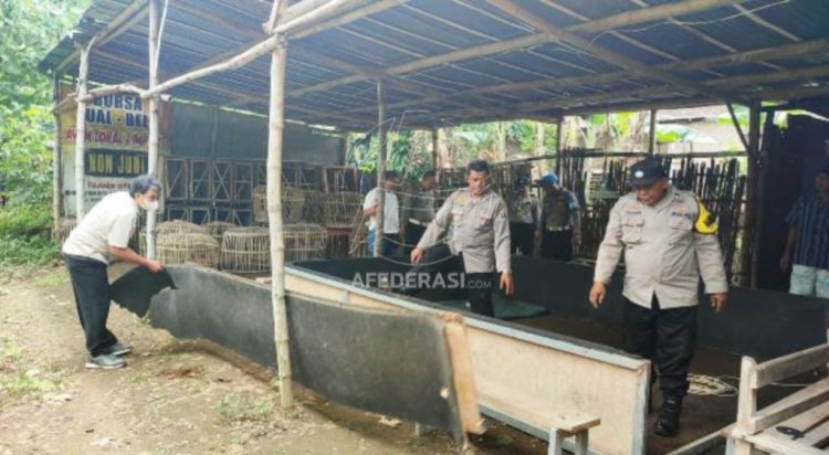 Arena Judi Sabung Ayam di Kediri Digerebek Polisi