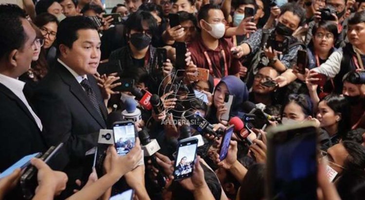 Jadi Ketua PSSI, Erick Thohir Janji Libatkan Perempuan dan Anak Muda