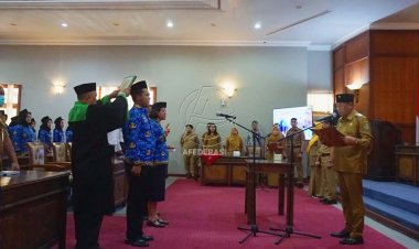 159 CPNS Pemkab Tulungagung Jalani Pengambilan Sumpah dan Janji Jabatan