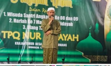HUT ke-27, TPQ Nur Hidayah Gelar Wisuda