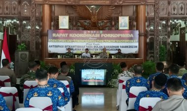 Jelang Ramadhan, Polres Tulugagung Gelar Rakor Antisipasi Bentrokan Antar Perguruan Silat