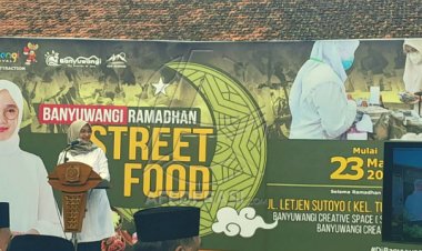 Bupati Ipuk Launching Ramadan Street Food Dorong Perekonomian Arus Bawah