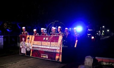 Berikan Rasa Aman dan Nyaman, Polres Trenggalek Gelar Patroli Ronda Sahur