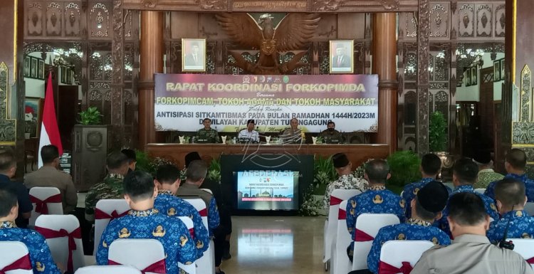 Jelang Ramadhan, Polres Tulugagung Gelar Rakor Antisipasi Bentrokan Antar Perguruan Silat