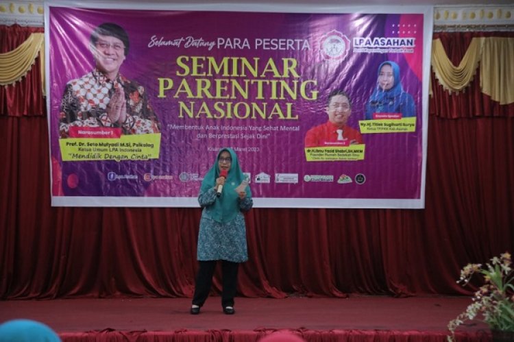 Ketua TP-PKK Titiek Sugiharti Surya: Pentingnya Keluarga Jadi Pendidikan Dasar Anak