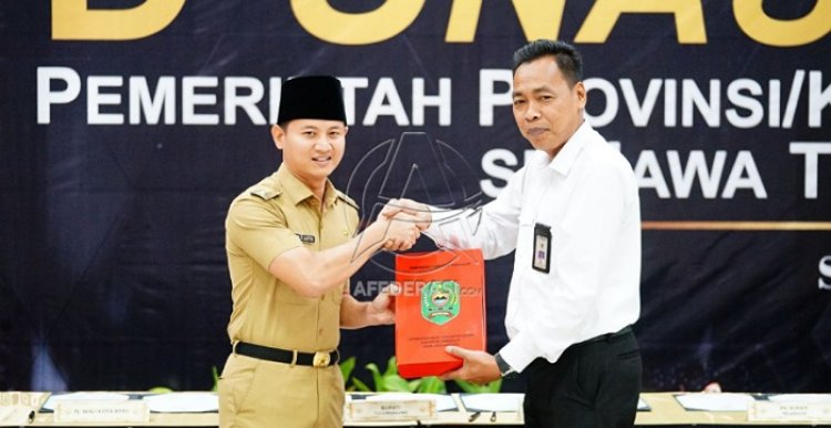 Bupati Trenggalek Serahkan LKPD Unaudited Kepada BPK Perwakilan Jatim