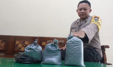 COD 2kg Bubuk Mesiu, Pemuda Ngadiluwih Ditangkap Polisi