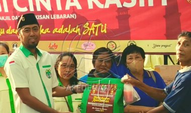 Pemuda Katolik Banyuwangi Bagikan Cinta Kasih Bulan Ramadan