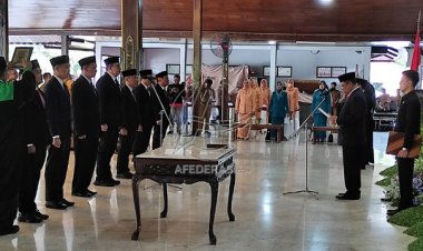 Bupati Maryoto Lantik Tujuh Pejabat Eselon II, Ini Intruksinya