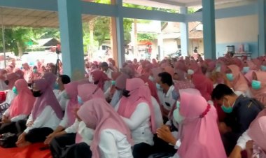 Ribuan Honorer Nakes Jember Kirim Al Fatihah Buat Bupati H. Hendy