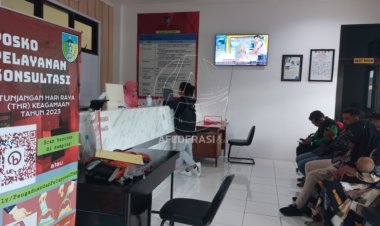 Minim Pengaduan, Disnaker Kabupaten Kediri Tetap Buka Posko THR