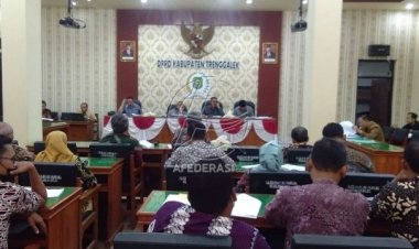 Pansus DPRD Trenggalek Gelar Rapat Bersama Eksekutif, Bahas LKPJ Bupati TA 2022