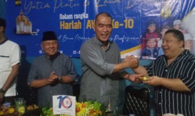 Harlah AWPI ke-10 Gelar Buka Bersama dan Santunan