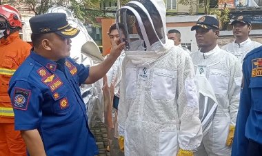 Dinas Damkar Gresik Gelar Apel Siaga Jaga Keamanan Mudik dan Libur Lebaran