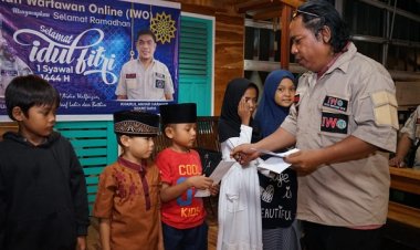 Pemkab Asahan Ikuti Buka Puasa Bersama Ikatan Wartawan Online