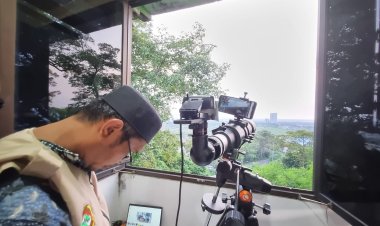 Penentuan 1 Syawal 1444 H, Hilal Tidak Terlihat di Balai Rukyat Bukit Condrodipo Gresik