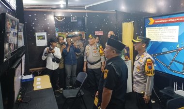 Bupati Jember Pantau Pos Pelayanan Lebaran Bersama Forkopimda