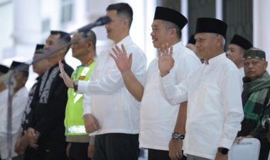 Bupati Asahan Lepas Rombongan Takbir Keliling