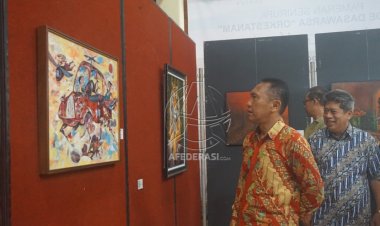 Wadahi Pelukis Tulungagung Pamerkan Karya, Tandai 10 Tahun Eksistensi