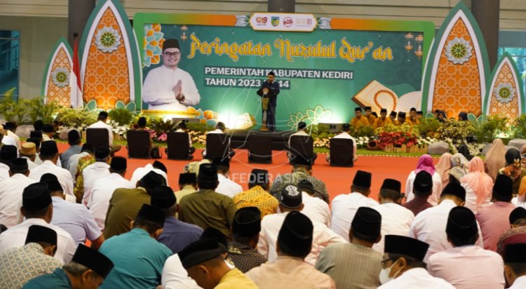Tadzaburi Al Quran, Pemkab Kediri Gelar Peringatan Nuzulul Qur’an