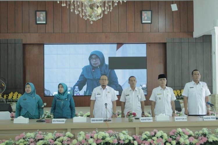 Sekda Buka Rakornis TP PKK Kabupaten Asahan