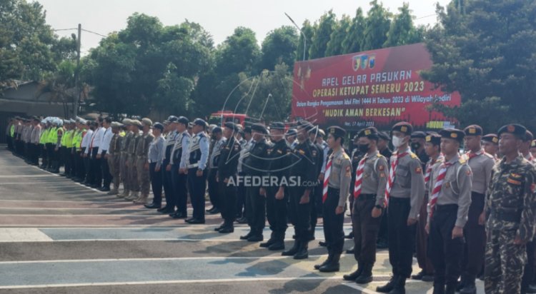 Apel Pasukan Operasi Ketupat Semeru, Amankan Lebaran 2023