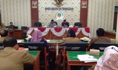 Komisi I DPRD Trenggalek Gelar Rapat, Evaluasi Pelaksanaan Kegiatan TA 2022 dan Rencana Kegiatan TA 2023