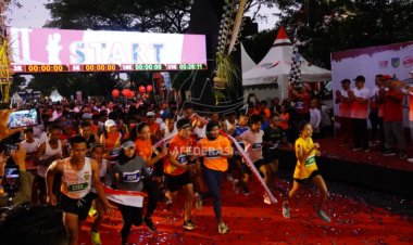 1500 Pelari Ikuti Kediri Half Marathon