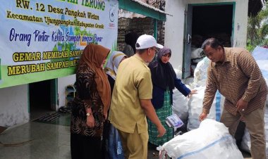 Gerakan Pilah Sampah, Pemdes Pangkahwetan Ubah Sampah Bernilai Ekonomis