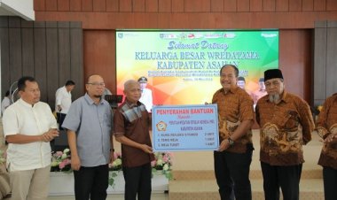 Bangun Sinergitas, Pemkab Asahan Halal Bihalal Bersama PWRI