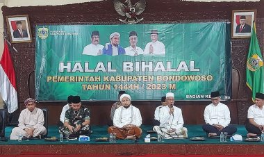 Pemkab Bondowoso Gelar Halal Bihalal, Bupati Salwa: Mari Rajut Ukhuwah Islamiyyah
