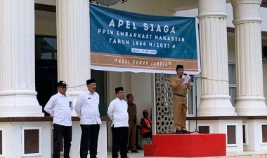 Jemaah Haji Kloter I Berbagai Provinsi Tiba di Embarkasi Makasar
