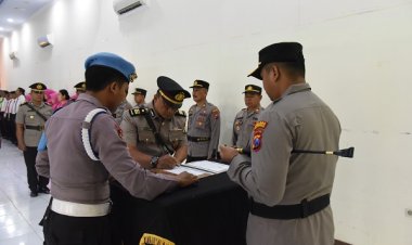 3 Perwira Dimutasi ke Polres Bondowoso, Ini Daftar Nama dan Jabatannya