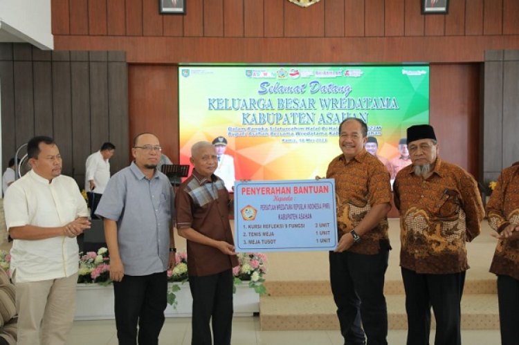 Bangun Sinergitas, Pemkab Asahan Halal Bihalal Bersama PWRI