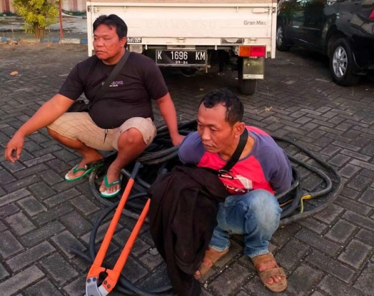 Kawanan Pencuri Kabel Perusahaan Digulung, Tiga Pelaku Masuk DPO