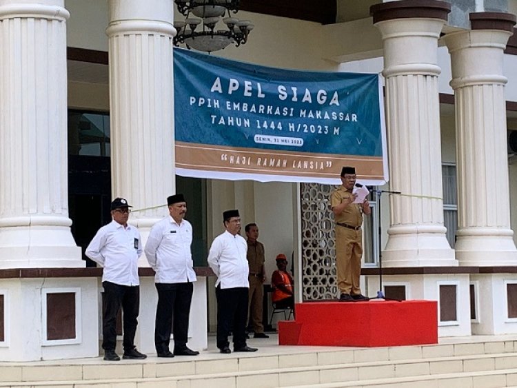 Jemaah Haji Kloter I Berbagai Provinsi Tiba di Embarkasi Makasar