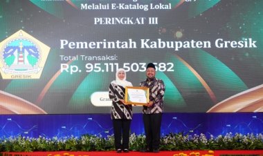 Penggunaan E-Purchasing, Gresik Raih Juara II Jatim dengan Transaksi Rp 95 M