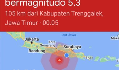 Gempa Guncang Jawa Bagian Selatan