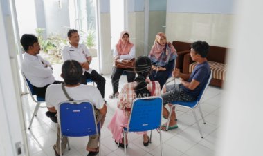 Pemkab Kediri Berikan Trauma Healing, Korban Kebakaran Pasar Gringging
