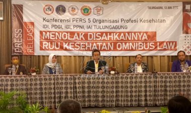 Lima Organisasi Profesi Kesehatan Tulungagung, Tolak Tegas RUU Kesehatan Omnibus Law