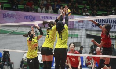 Ajang AVC Challenge Cup 2023. Timnas Voli Putri Indonesia Menang Mudah atas Makau
