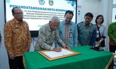 Peningkatan Kualitas Pengelolaan Keuangan, Bupati Asahan Taken Mou dengan Kanwil Ditjen Perbendaharaan