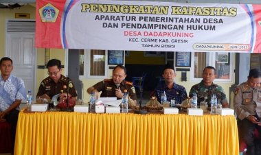 Ajak Kades Tidak Korupsi, Kejari Gresik Berikan Penyuluhan Hukum